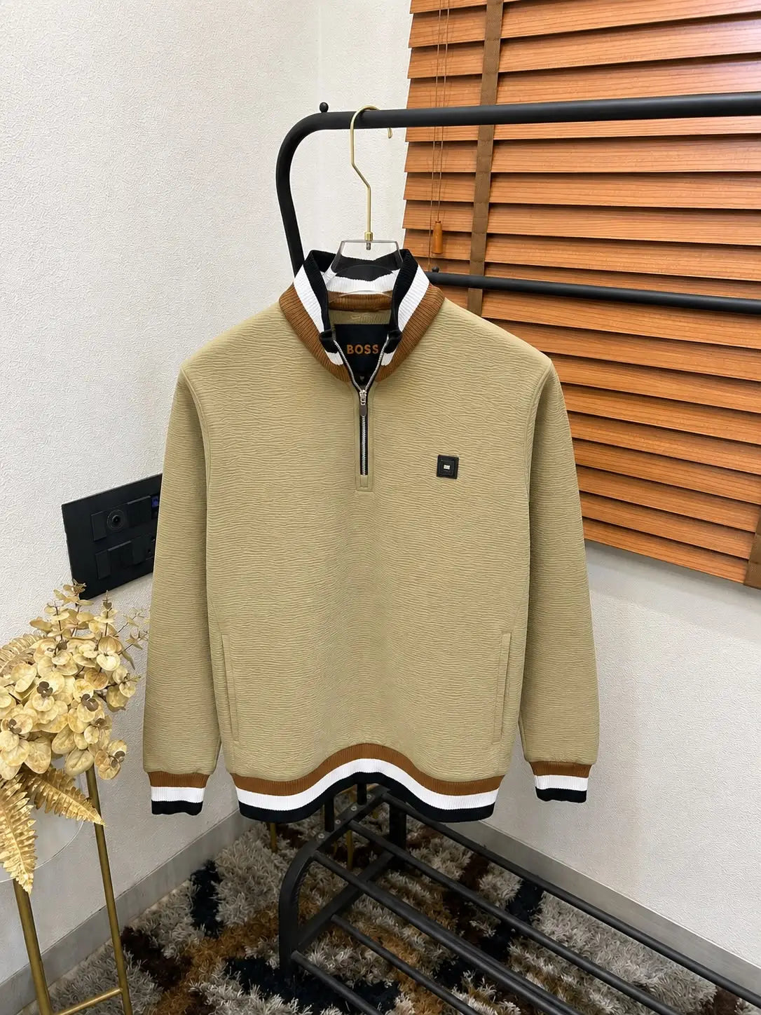 Boss Imported Exclusive Full Sleeve Half Zipper Premium Sweater (DN 616)