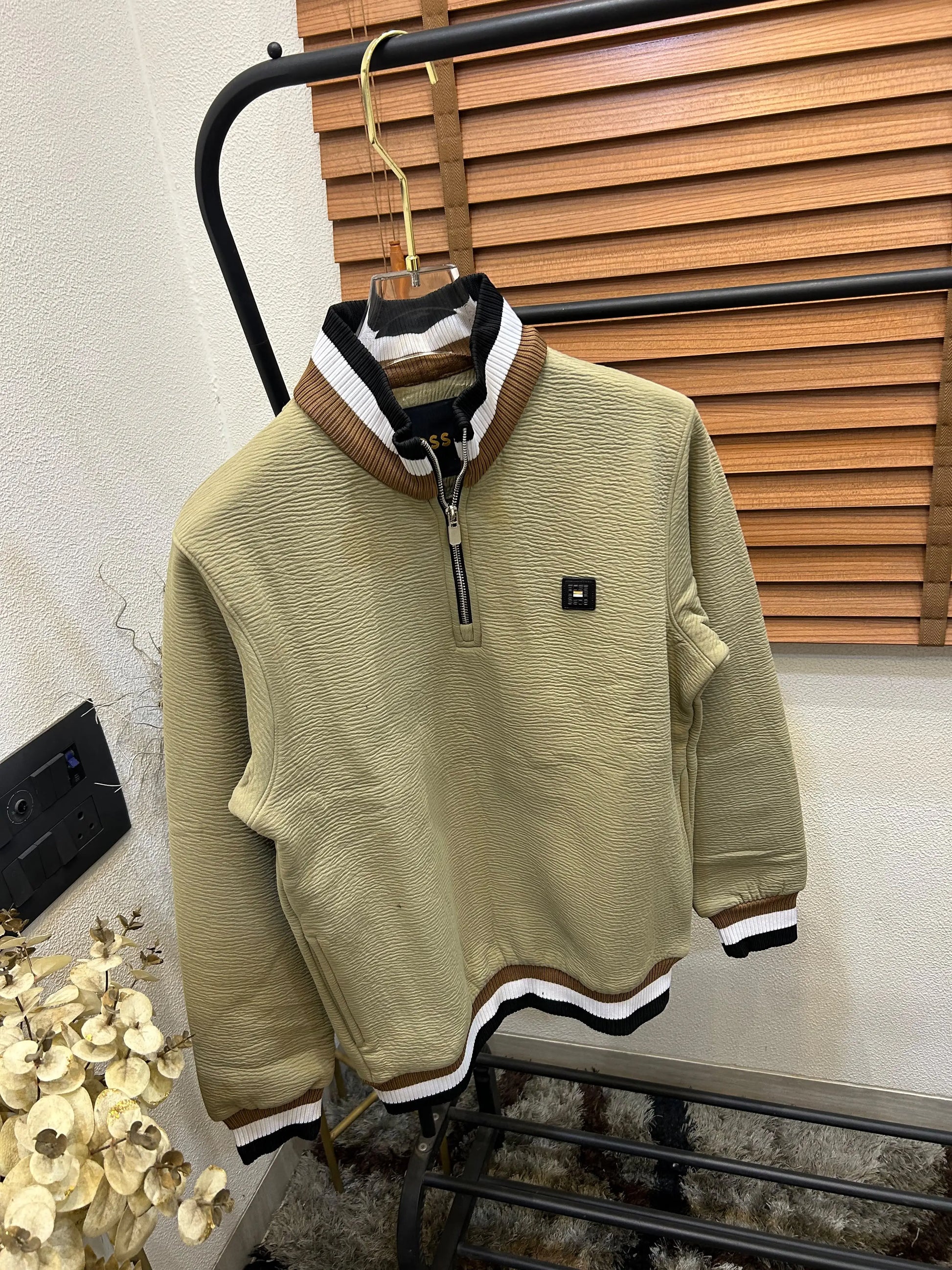 Boss Imported Exclusive Full Sleeve Half Zipper Premium Sweater (DN 616)