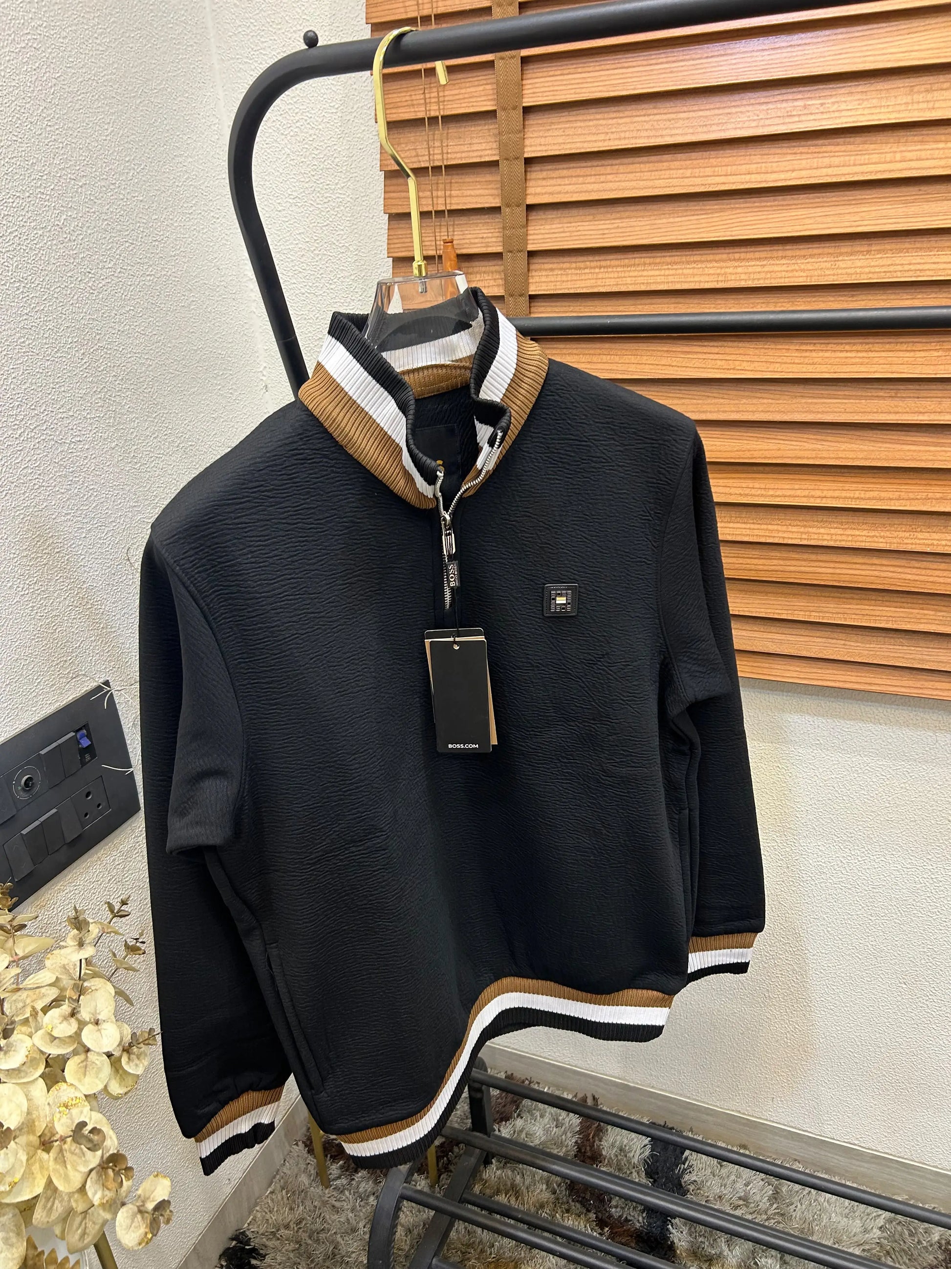 Boss Imported Exclusive Full Sleeve Half Zipper Premium Sweater (DN 616)