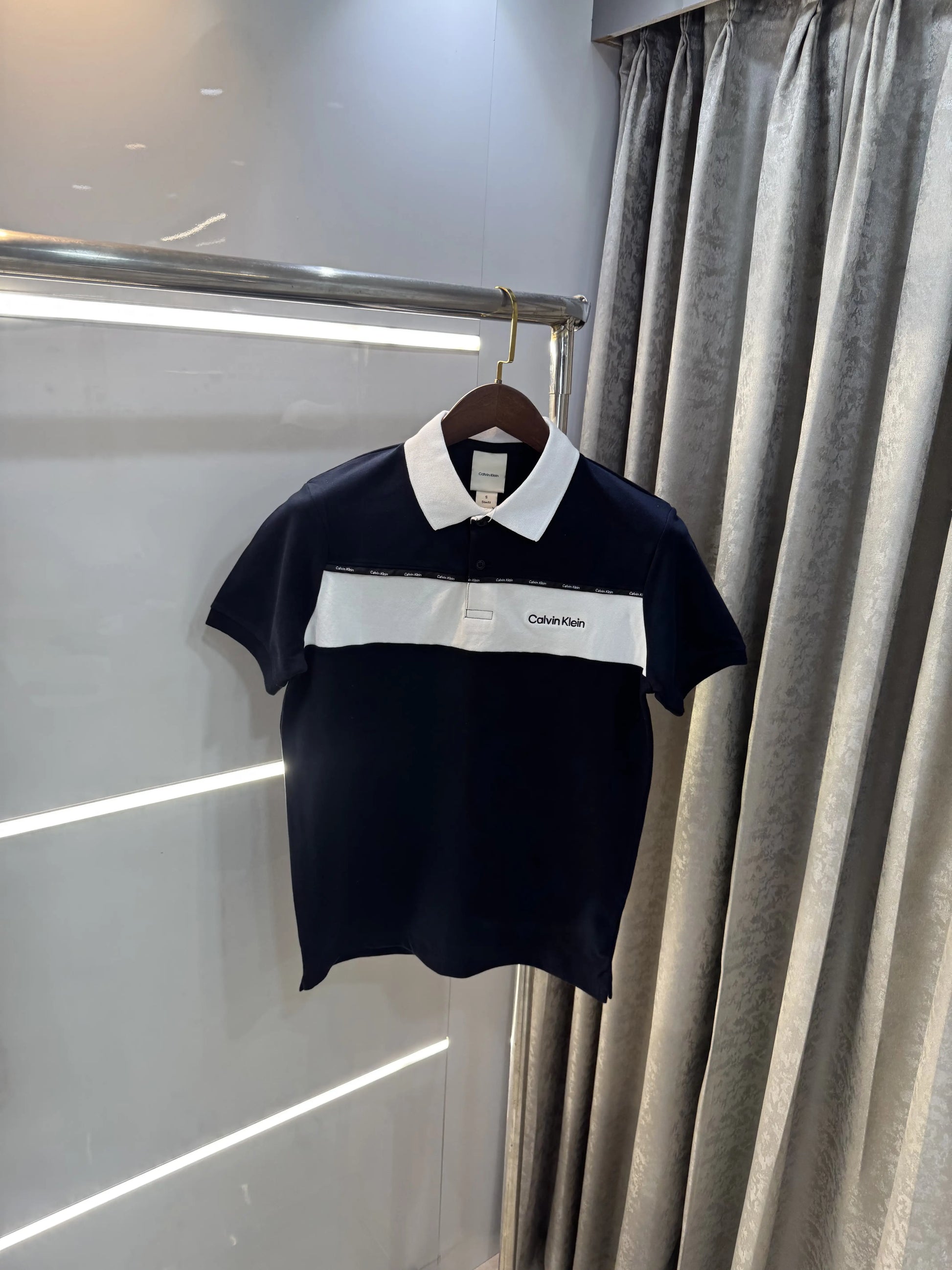 Calvin  Klein Navy Blue Premium Polo T-Shirt