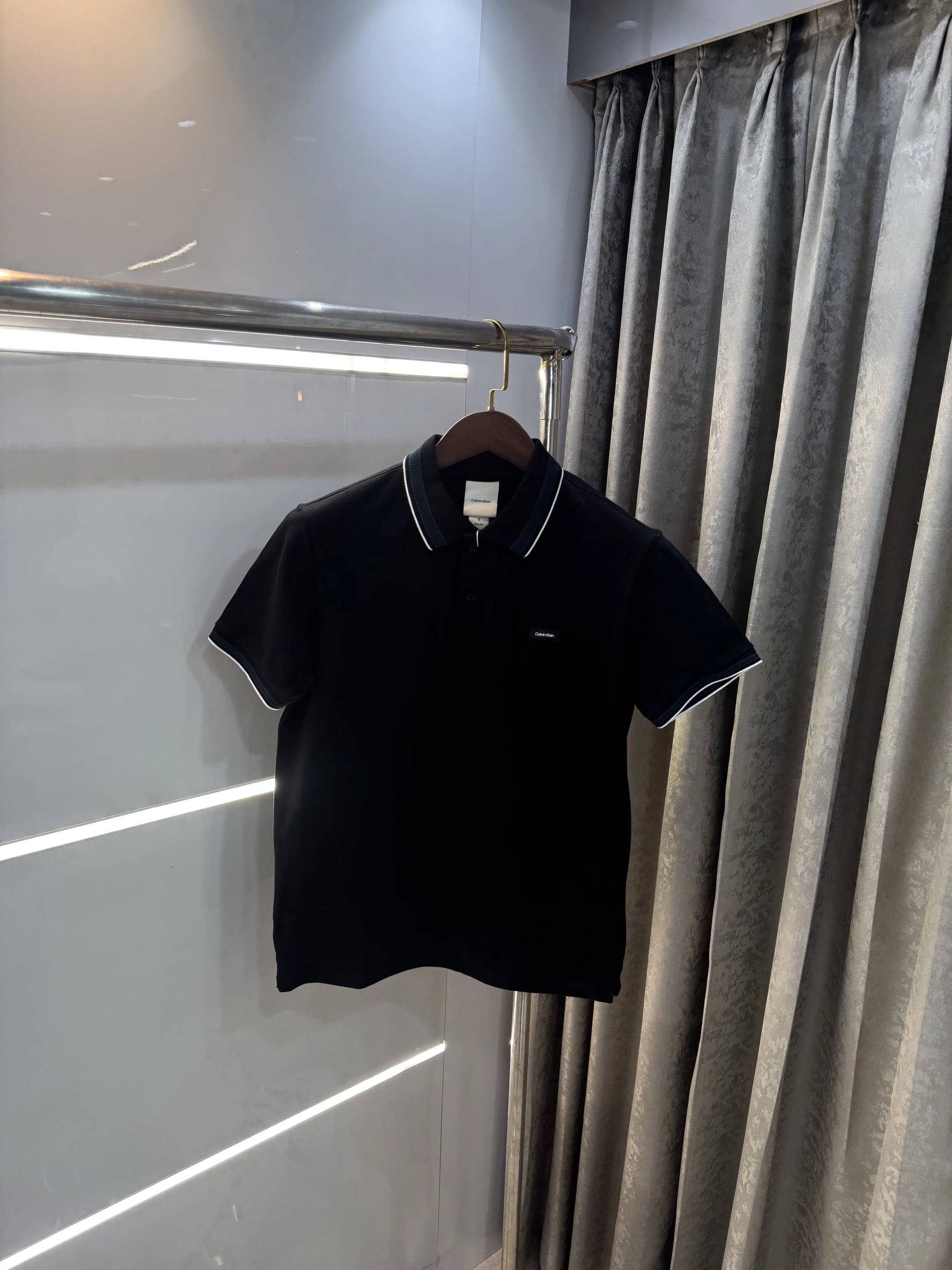 Calvin  Klein Black Premium Polo T-Shirt