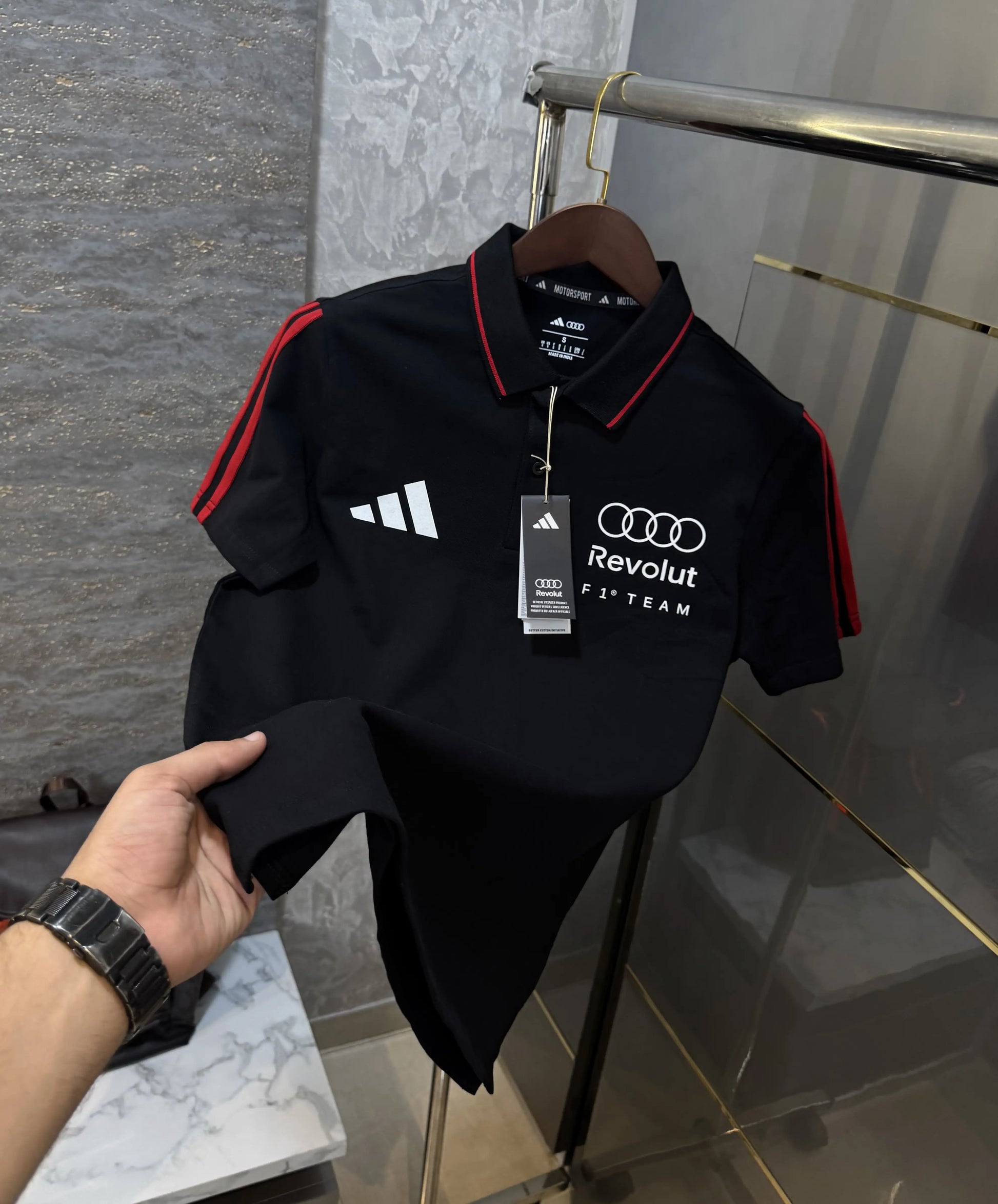 Adida s Black Collab Premium Polo T-shirt
