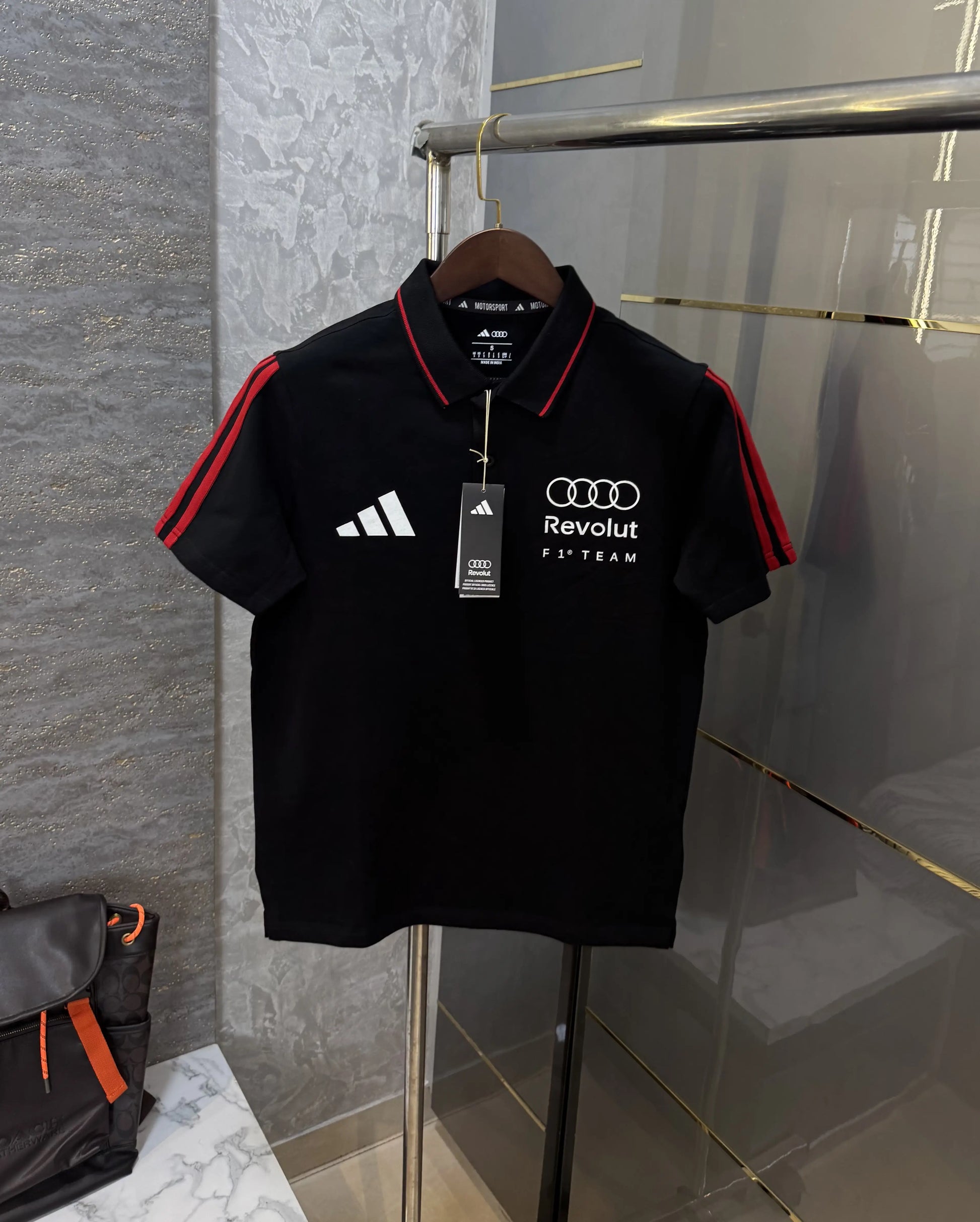 Adida s Black Collab Premium Polo T-shirt