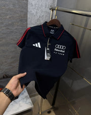 Adida s Navy Blue Collab Premium Polo T-shirt