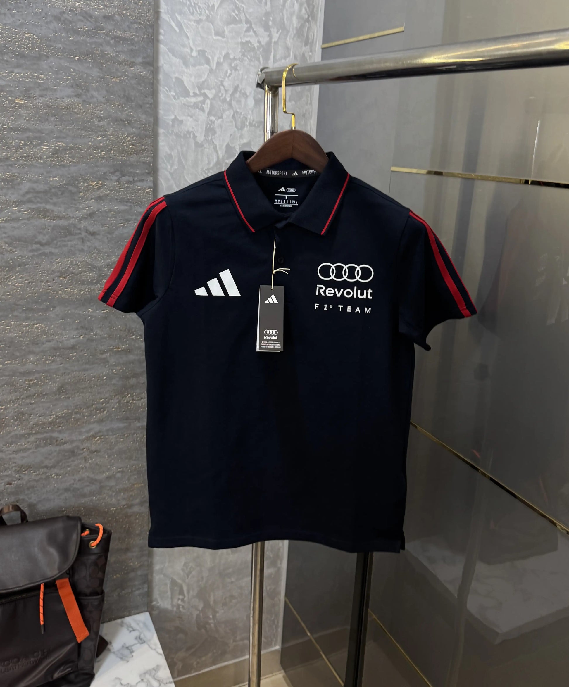 Adida s Navy Blue Collab Premium Polo T-shirt