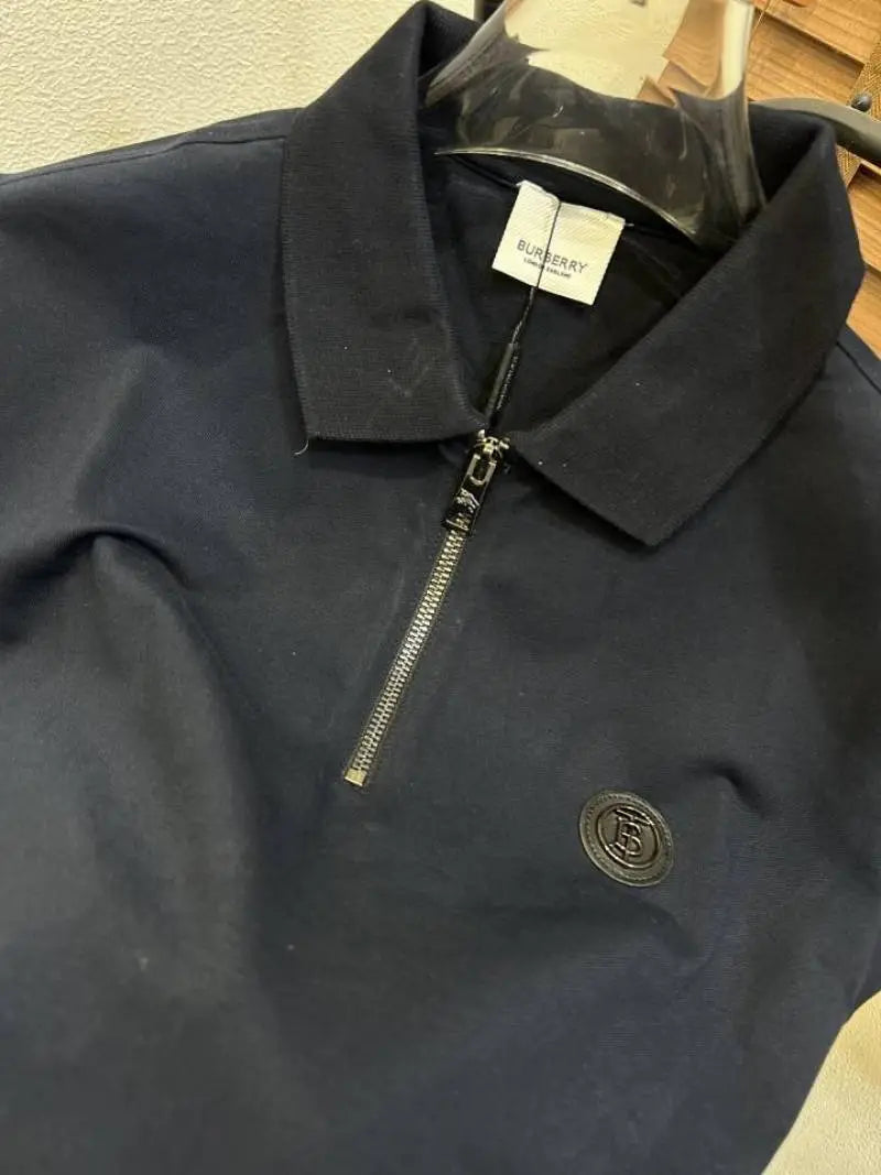 Burberr_y Logo Chain Imported Classic Polo T-shirt (DN 618)