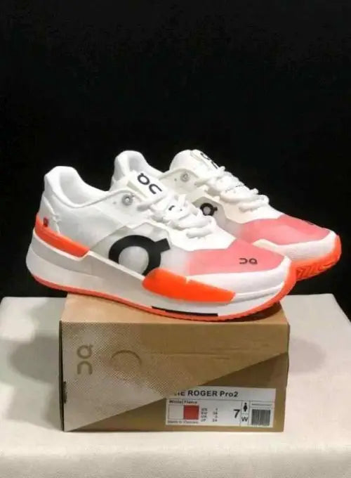 On Cloud Running The Roger Pro 2 White Flame