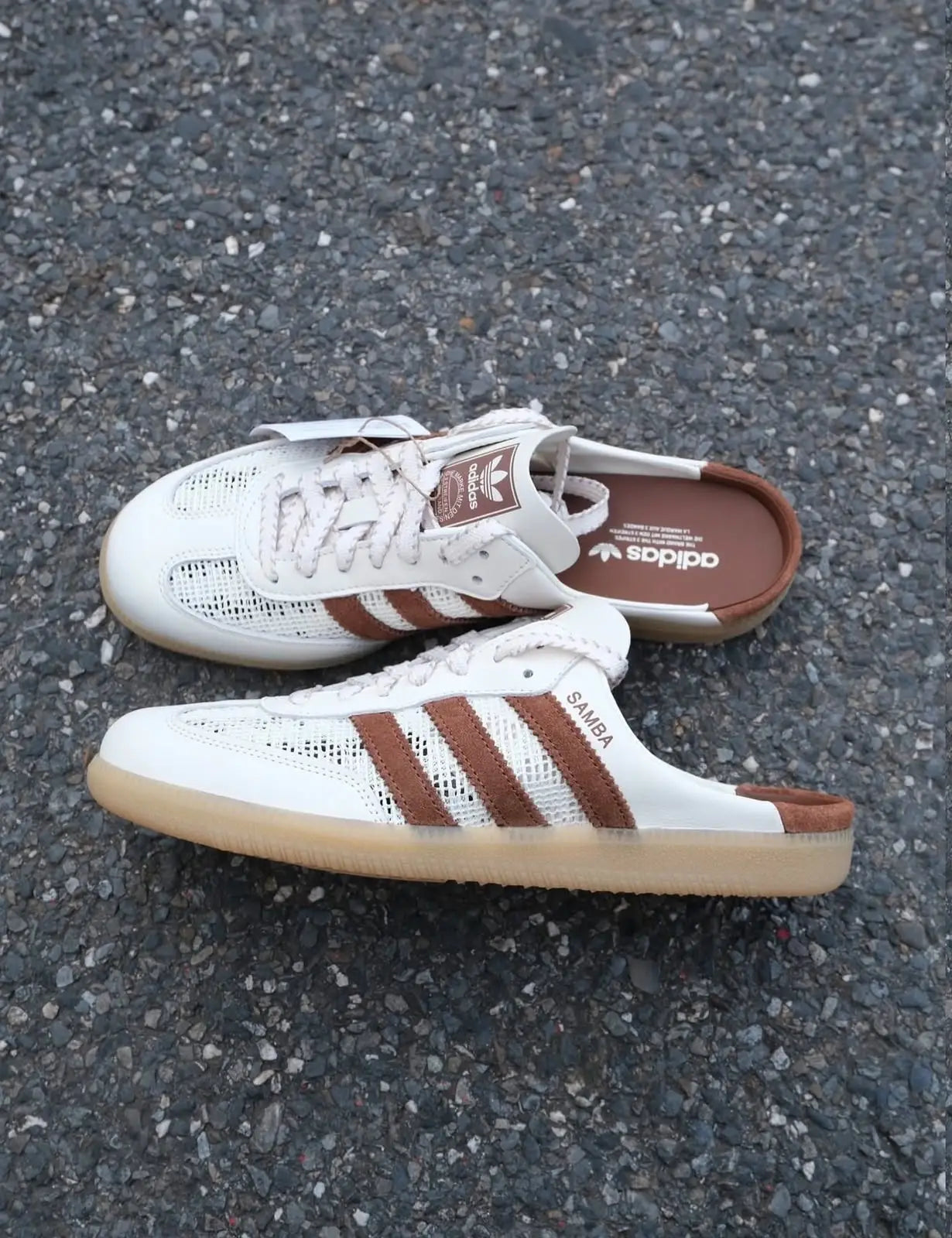 Adida.s Samba Mule Off-Whit.e Brown 448