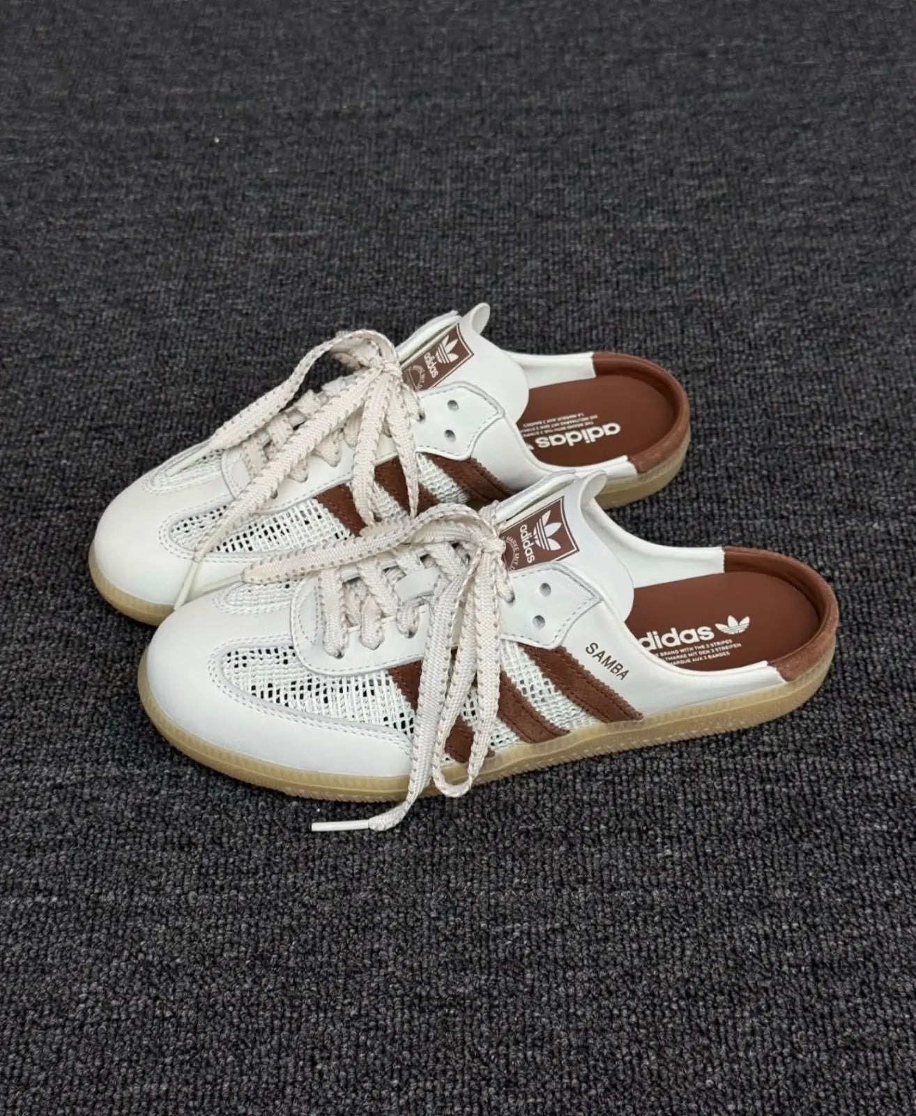 Adida.s Samba Mule Off-Whit.e Brown 448