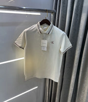 Calvin  Klein Cream Premium Polo T-Shirt