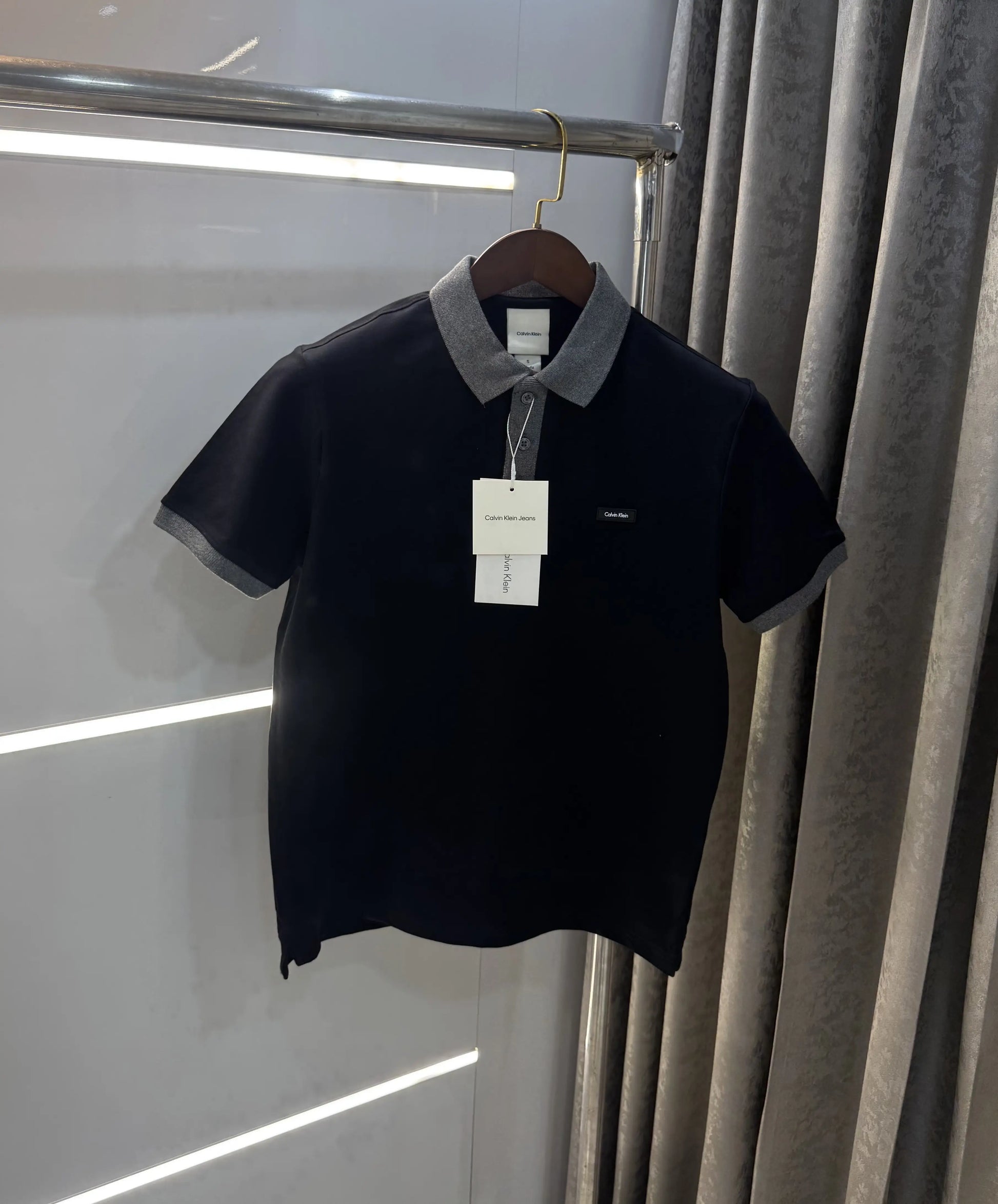 Calvin  Klein Black Premium Polo T-Shirt