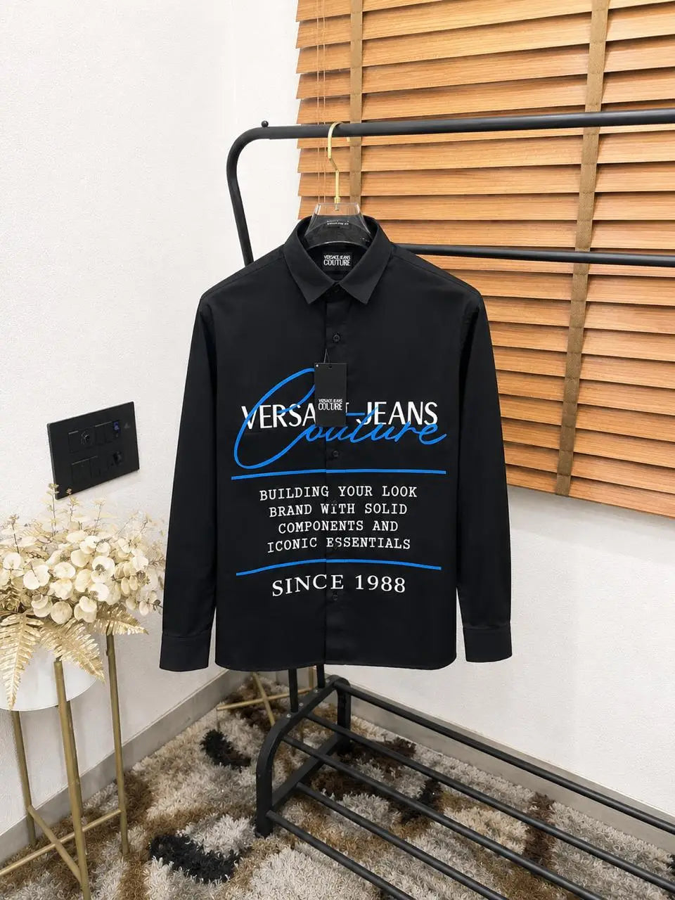 Versac_e Couture Printed EXclusive Partywear Shirt (DN 619)