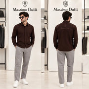 Massimo Dutti Brown Grey Italian Imported Combo